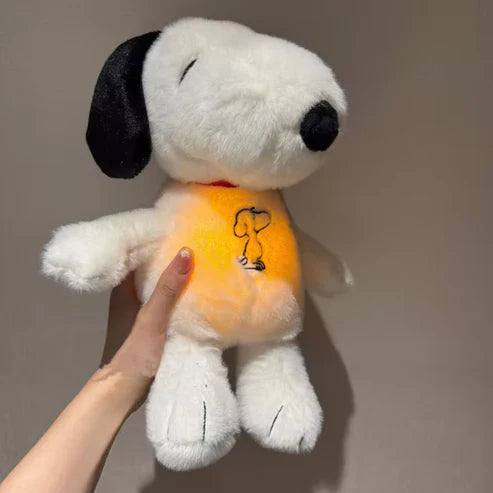 Peluche de Snoopy respirando